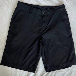 Mens Shorts Adidas Ultimate Climalite Black Polyester Size 34